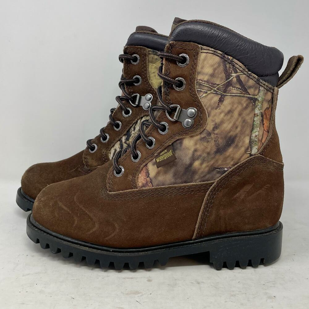 RedHead Suede & Canvas Waterproof Hunting Boots Youth Size 3